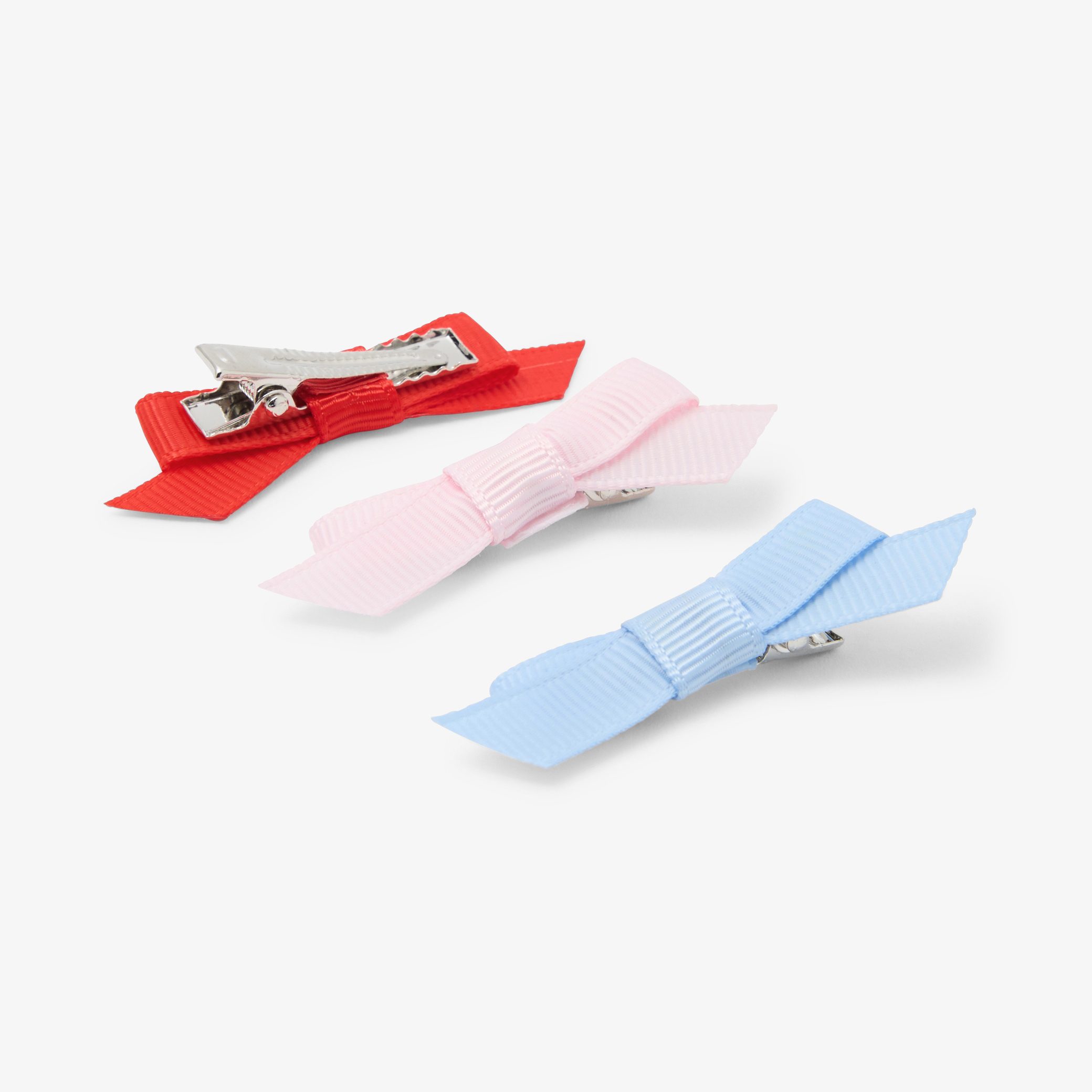 Baby girl set of mini baby crocodile clips - Mandarine - Image 2