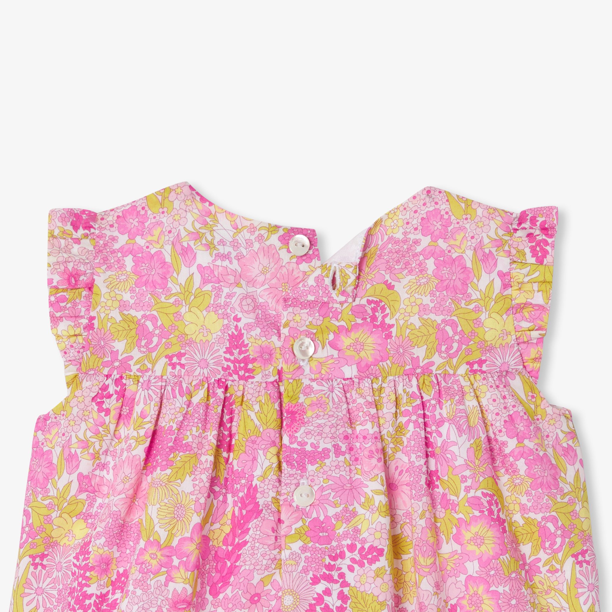 Baby girl romper in Liberty fabric - Bruna - Image 4