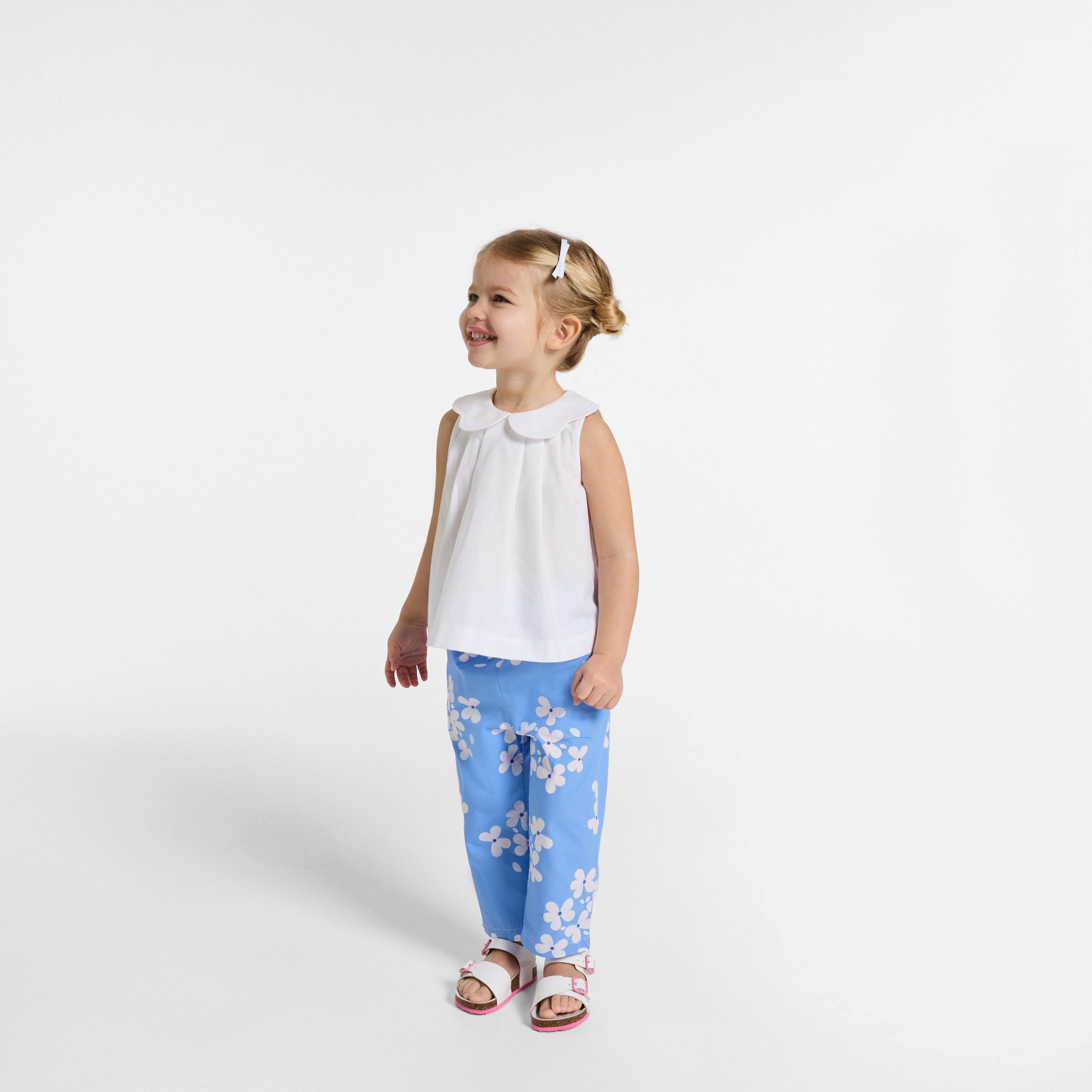Baby girl floral pants - Loup