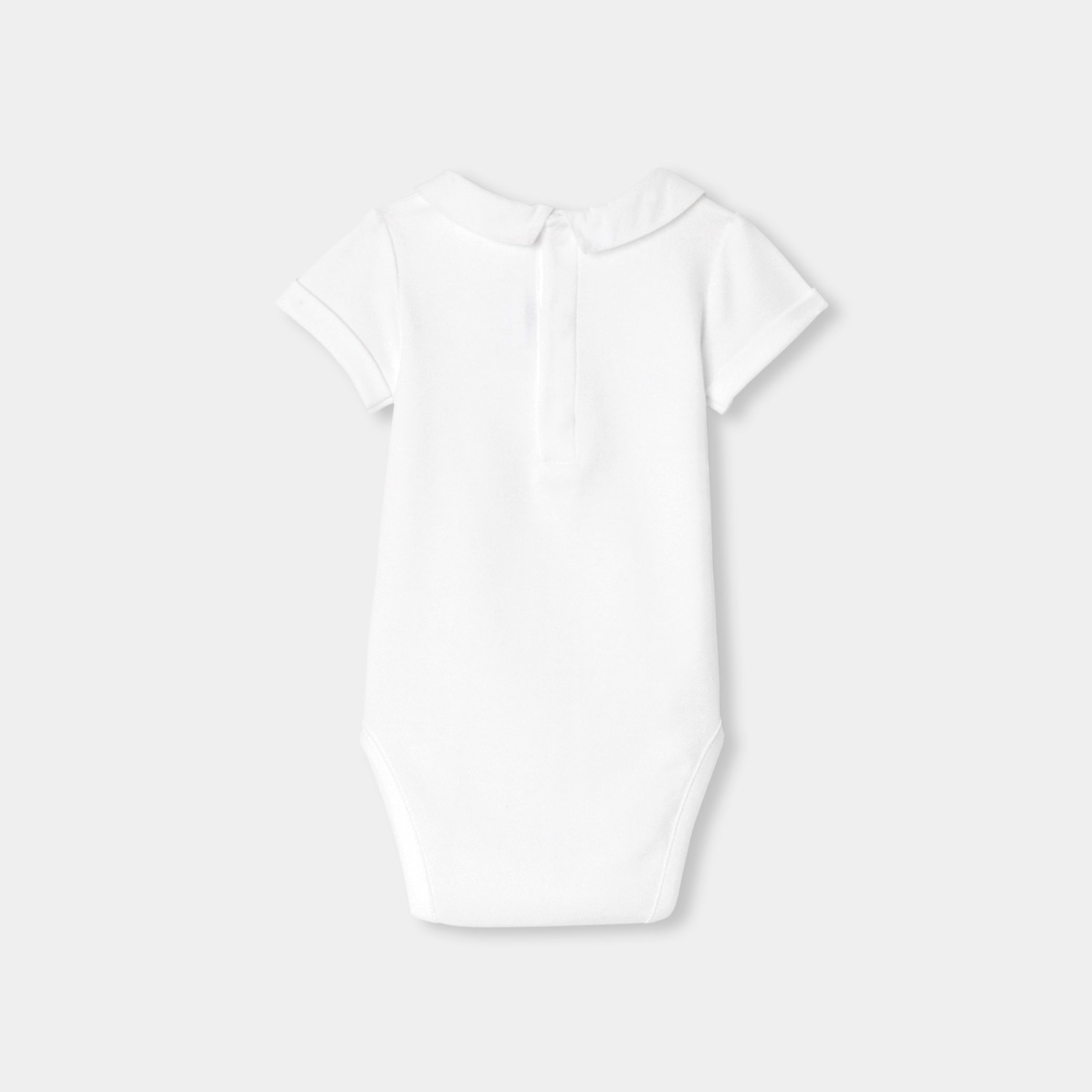 Baby boy short-sleeved cotton bodysuit - Ballotin - Image 2
